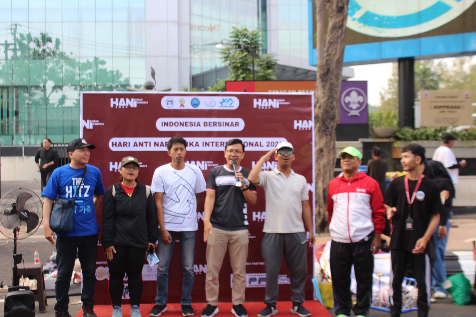 sambutan BNN JATENG dan sharing bersama pengunjung CFD